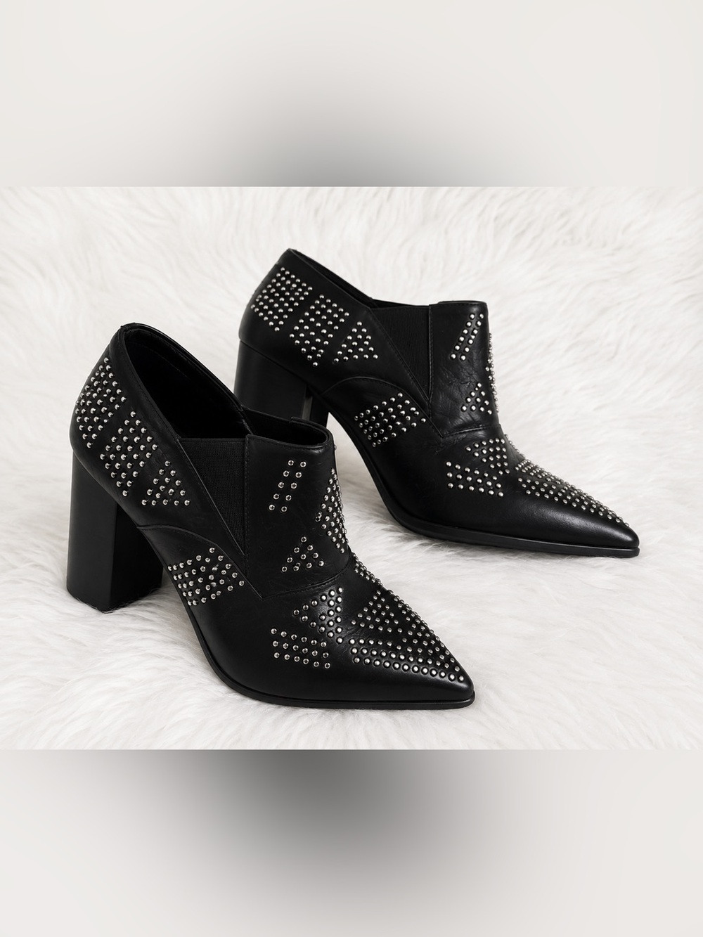 See By Chloé Carnaby Studded Leather Booties ✨